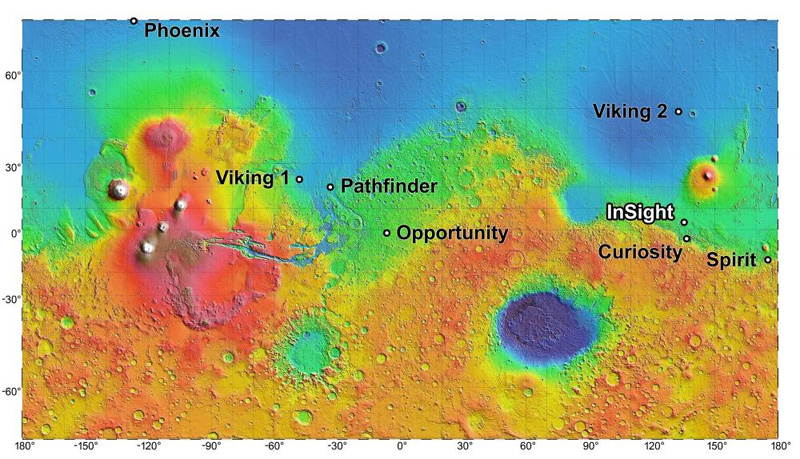 mars map