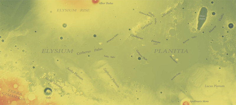 mars map