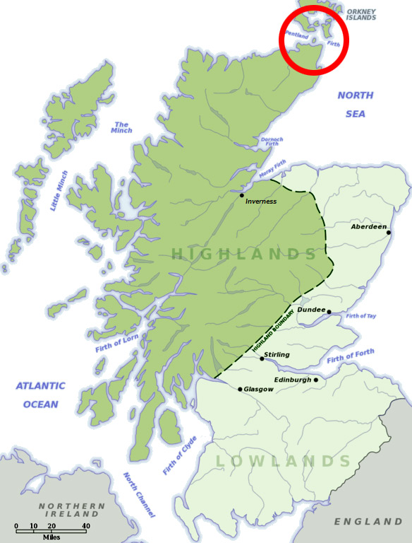 scotland map