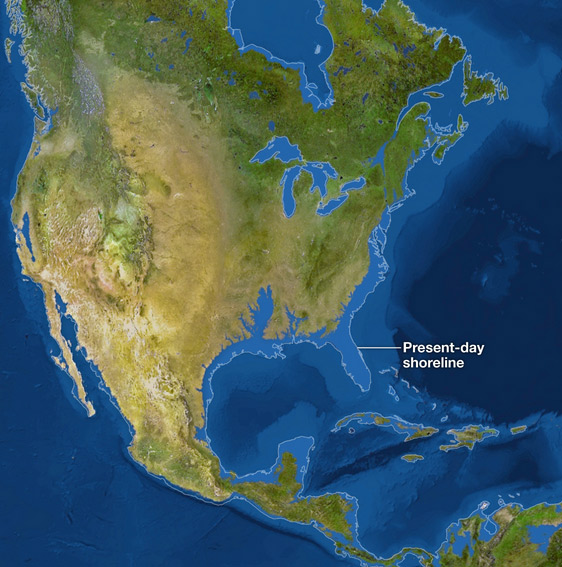 sea level rise 7000AD