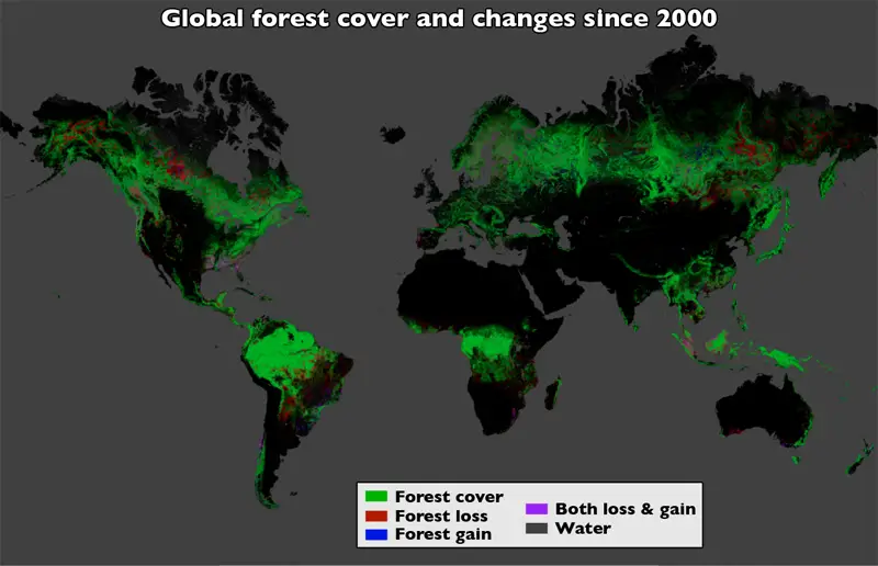 map of global deforestation 2000 2012