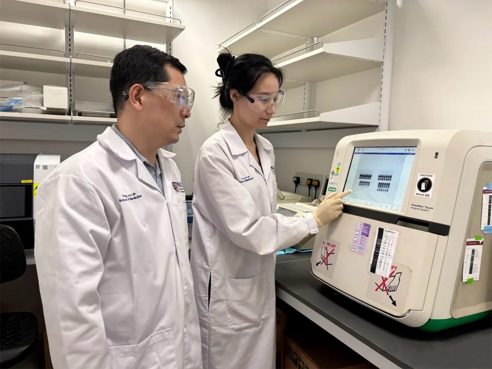 Assistant Professor Ong Sek Tong Derrick, with Dr Liang Yajing