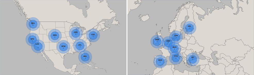 ES-30 range maps