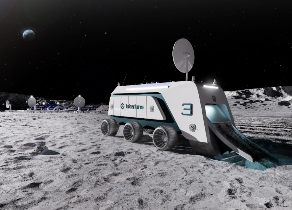 interlune excavator moon mining future