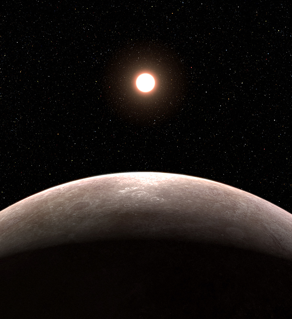 lhs 475b and red dwarf star