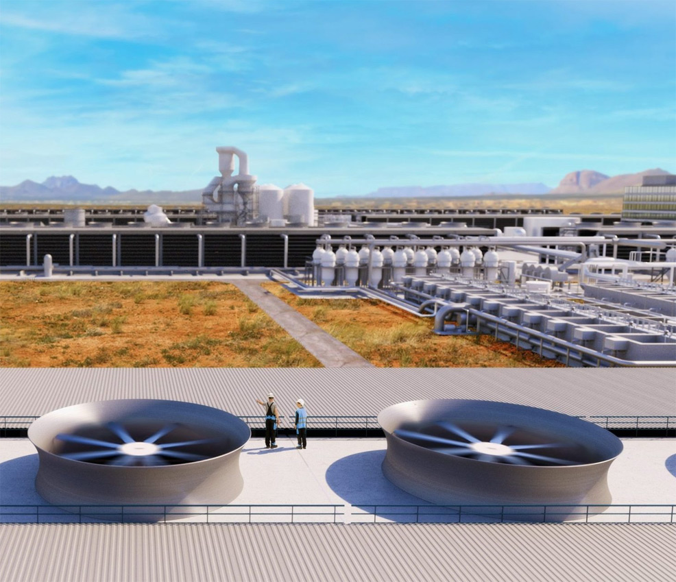 megaton scale direct air capture dac