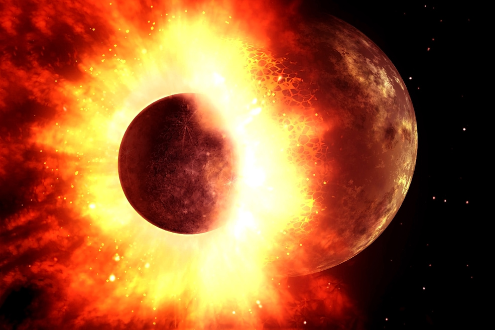 exoplanets colliding