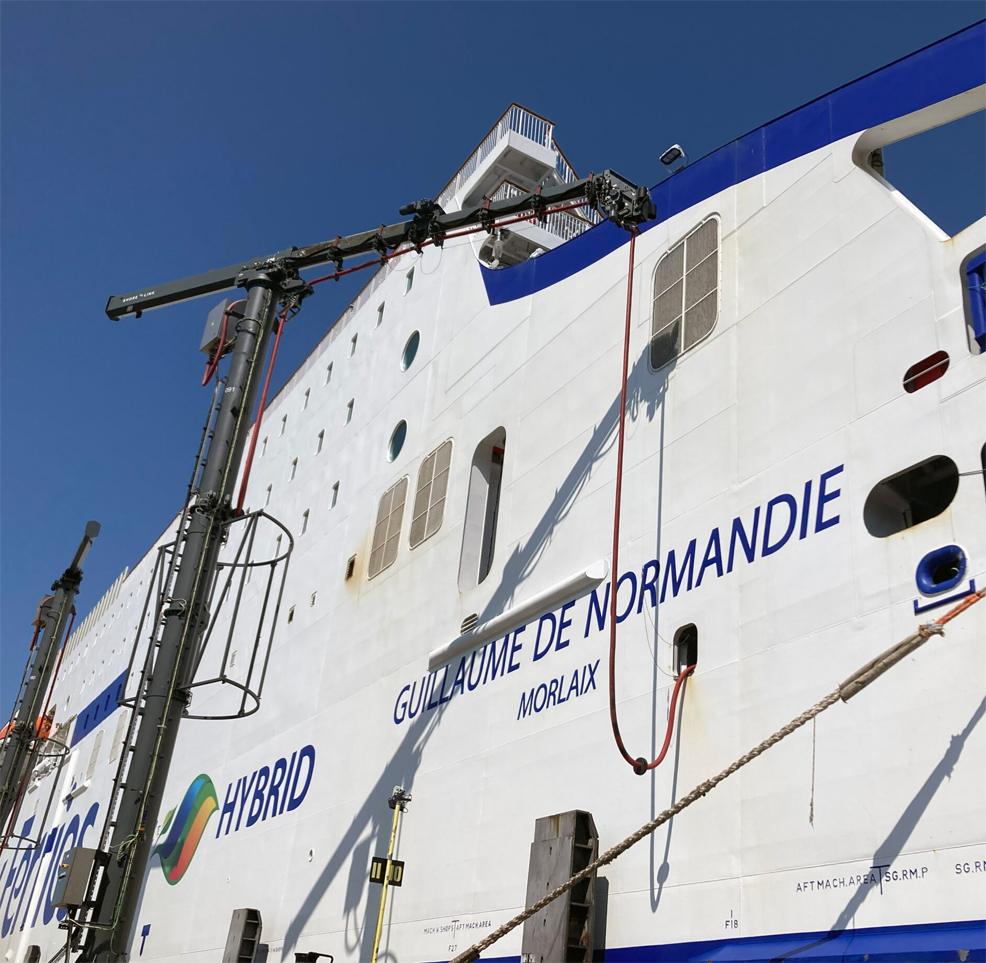 plug-in electric system for ferry at portsmouth