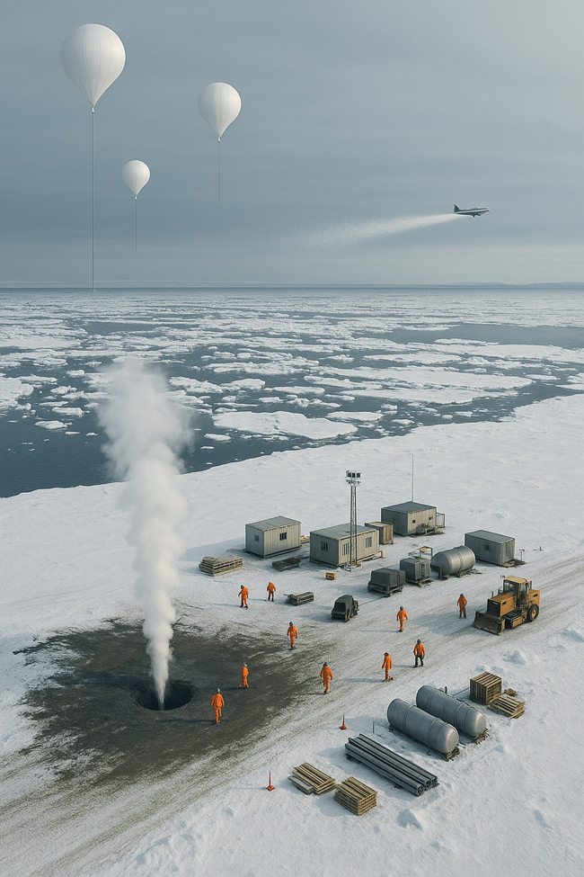 polar geoengineering future project