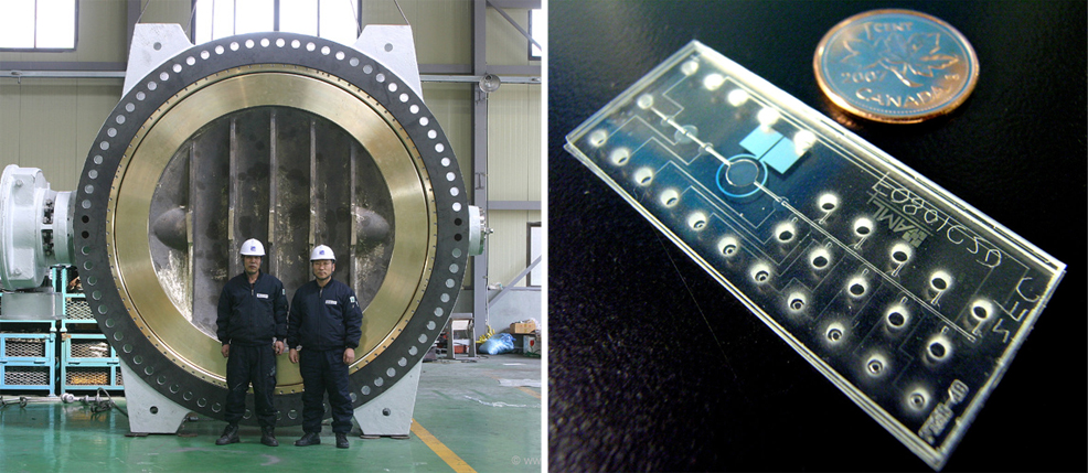valves size comparison